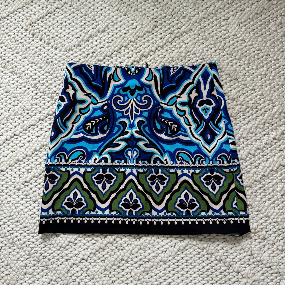 Zara Printed Mini Skirt - Multicolored - REF. 2396/112